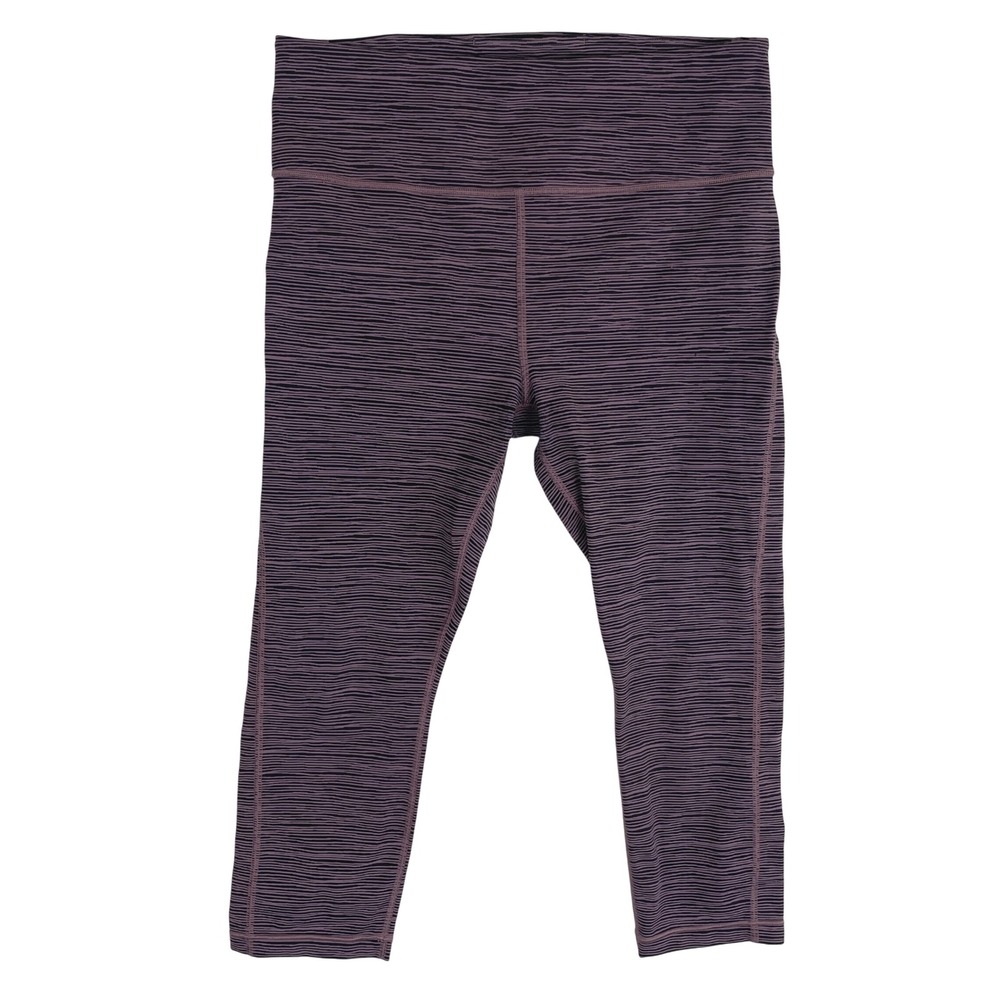 Athleta Stripe Emerge Capri High‎ Rise Workout Yoga Pants with Pockets M